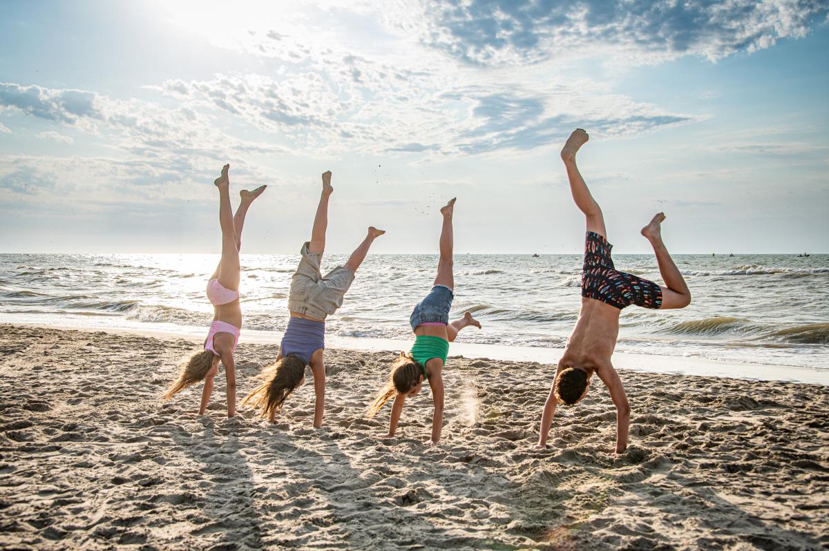 Kinderen aan zee