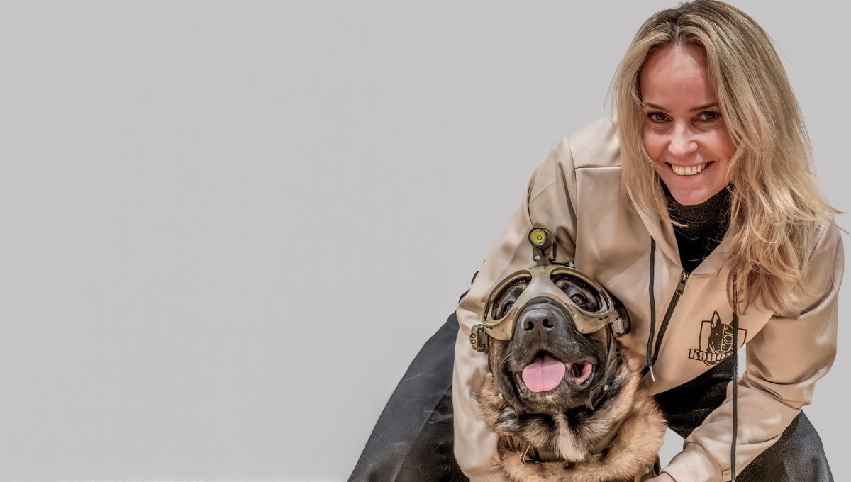 Ellen Callebout is meter van de vzw K9 Honor