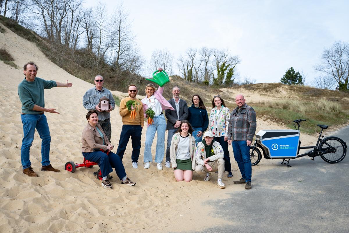 Burgerbudget Koksijde: >> Op de foto zie je de kandidaten van vorig jaar. Zin om zelf te winnen? 